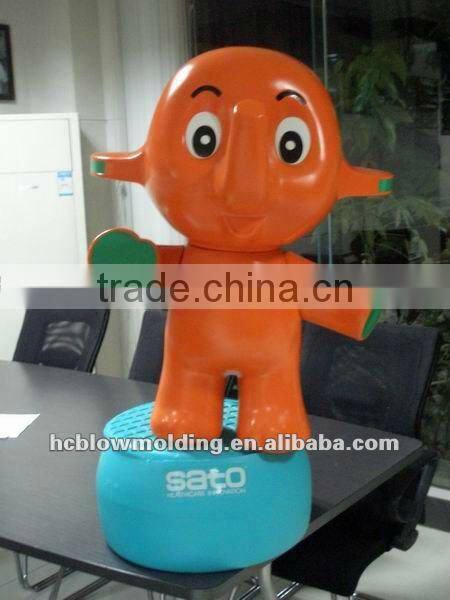 OEM Blow Molding Plastic Toy 3D Cartoon novelty toy,plastic crafts Hui zhou Factory