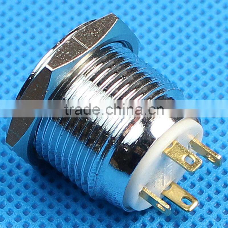 16mm ring led 12v illuminated switch