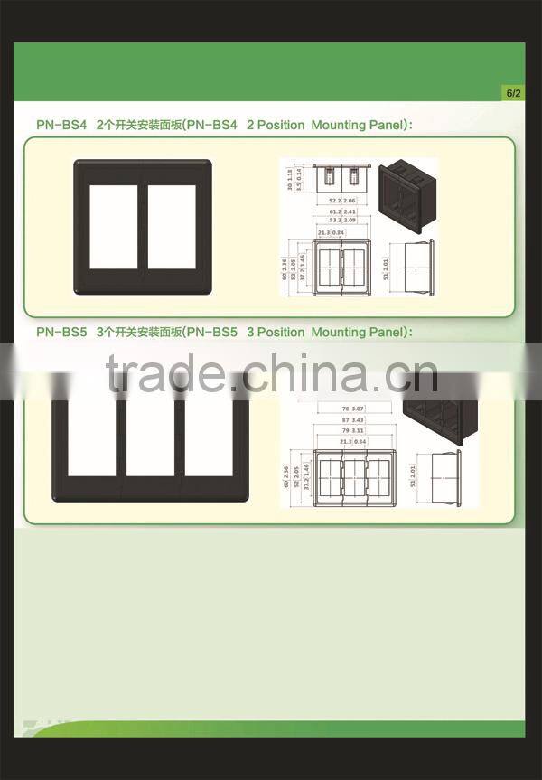 PN-AP6 12 Volt Switch Panel