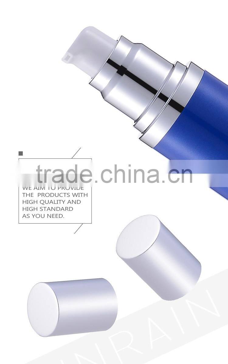 China hot sale cosmetic airless bottle empty container