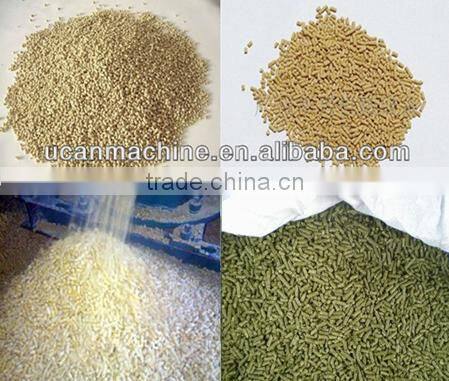 Complete set 1t/h new condition poultry feed pellet production line