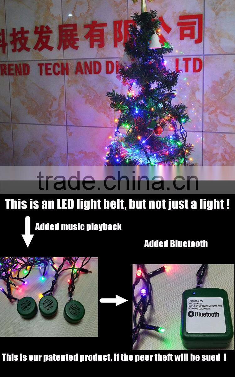 Festival Decorative Bluetooth Speaker Light for Outdoor, Garden, Home