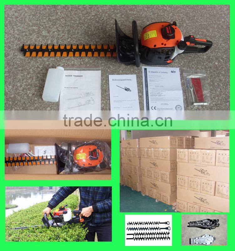 Gasoline hedge trimmer with double blade or 23cc 2 stroke hedge machine or Tea plucking machine