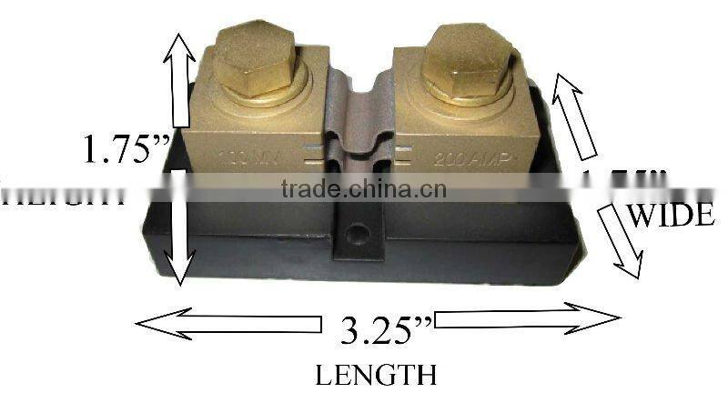 USA type FL-15 series shunt 200A 100mv