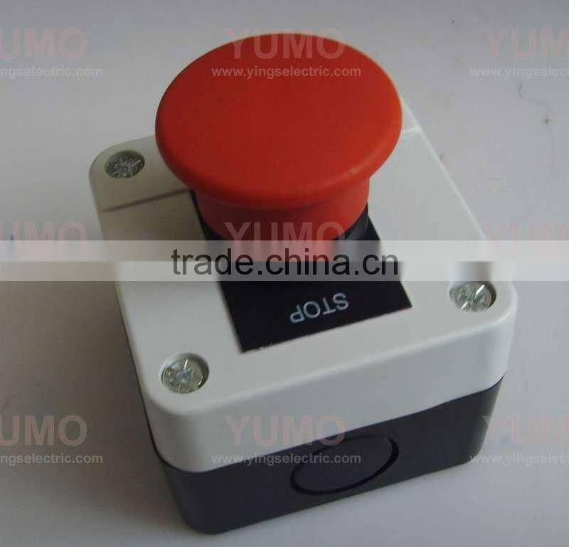 Push button switch LAY5-BA31L with lock red