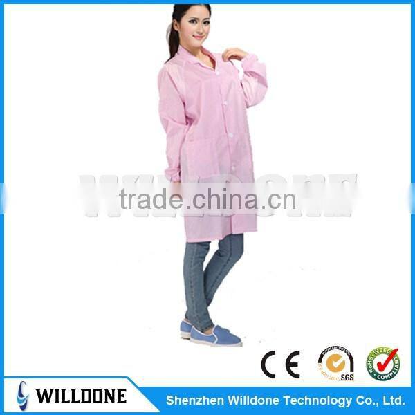 High Quality Cleanroom Anti-static Cloth, ESD Smock