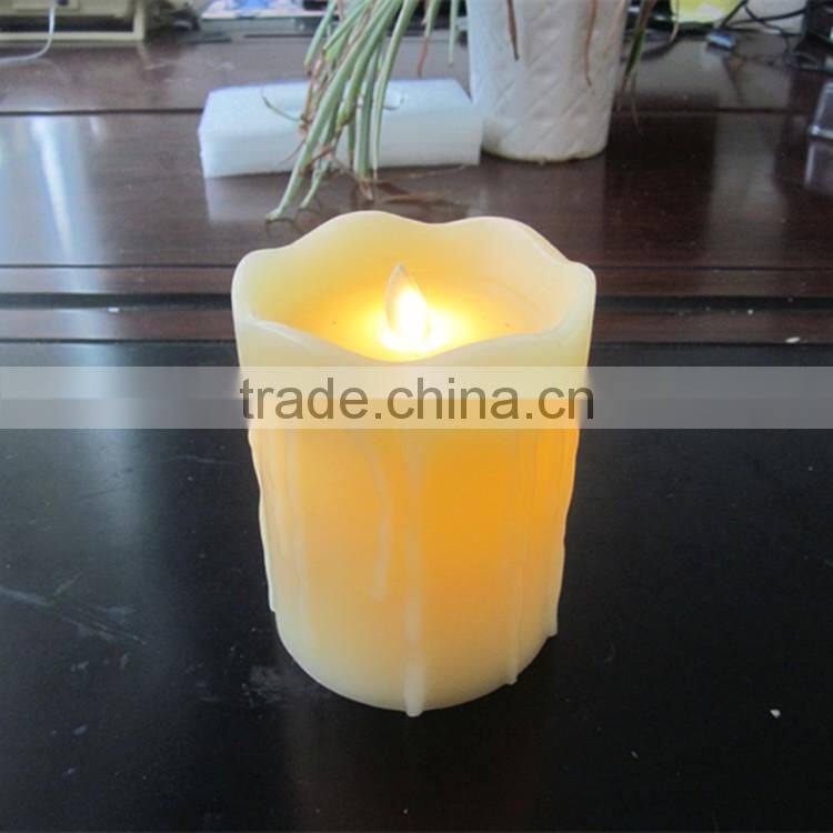 flameless led candles dripping dancing flame flickering flameless real wax candles with timer