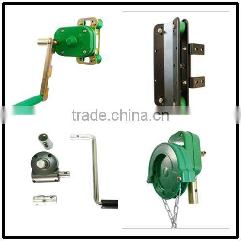 hot sale greenhouse manual roll up machine