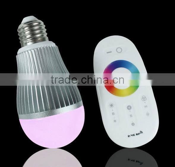 Smart LED Bulb With Remote Control For Intelligent Home System, 16 000 000 kinds color of light-changing Smart LED Bulb