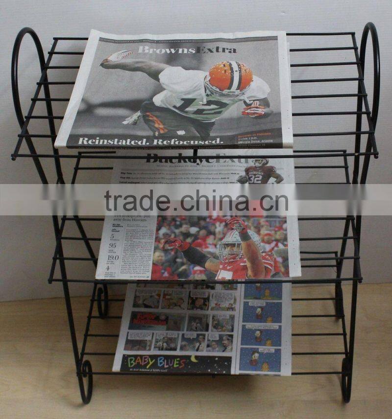 Library newspaper rack/book rack/magazine stand