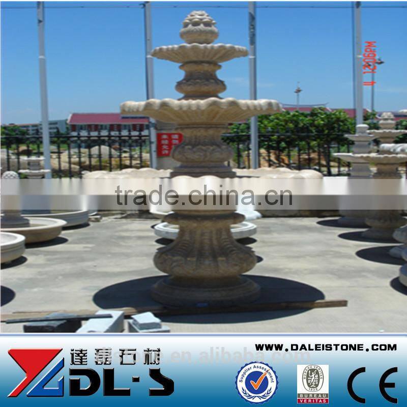 Outdoor hand carved stone fountain for park decoration