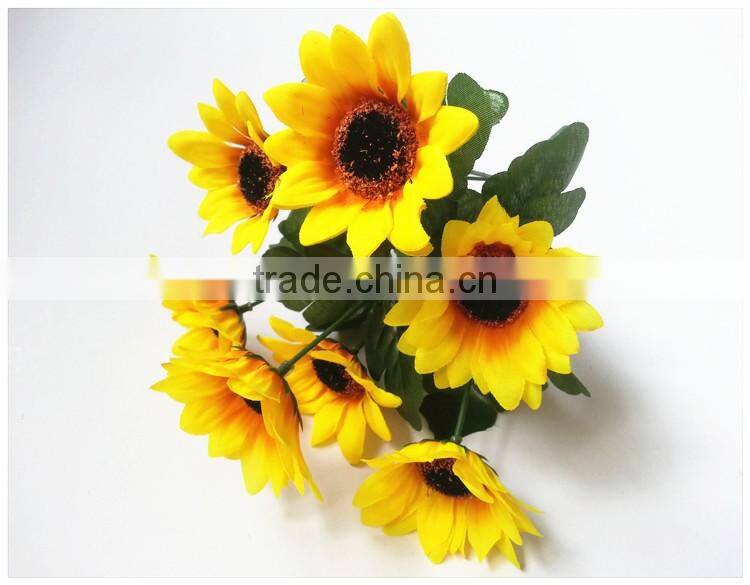 Vivid flower arrangement accessories silk chrysanthemum aritificial flower making