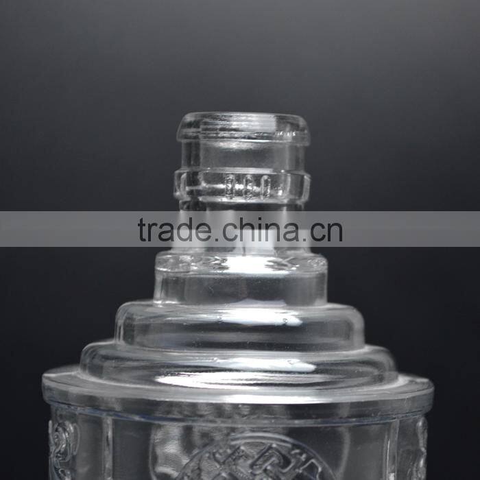 700ml alocohol glass bottle liquor bottle vodka wine bottle