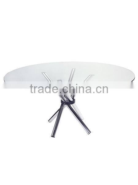 Factory price tempered glass folding for dining tables