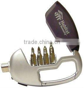 mini plastic screwdriver with LED light