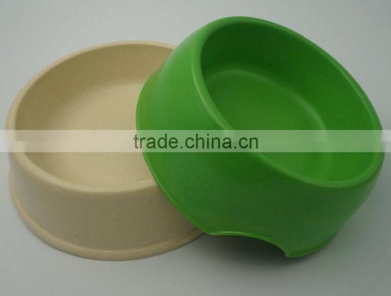 Biodegradable Natrual Bamboo Fiber dog Pet Bowl