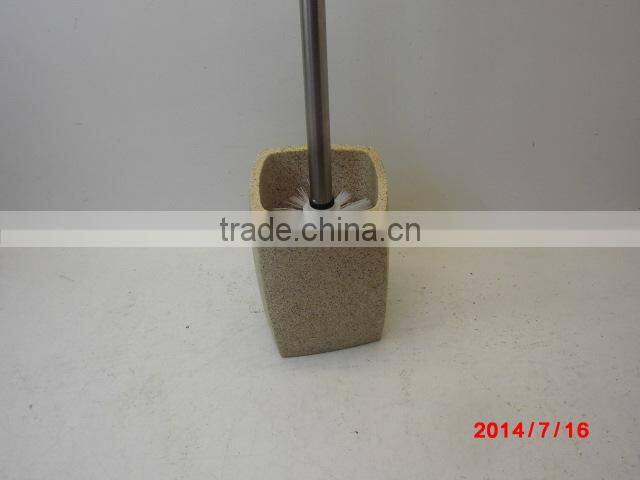 Unique sandstone toliet brush holder with high quality water-proof effect for factory promotion