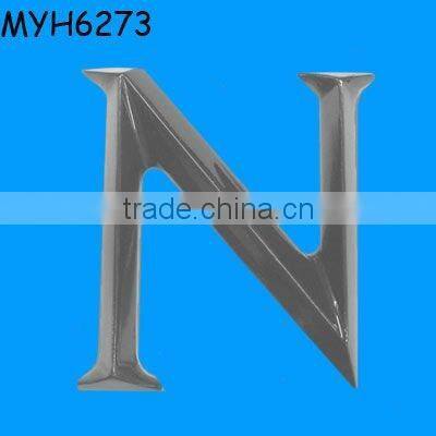 Black resin alphabet letter z crafts