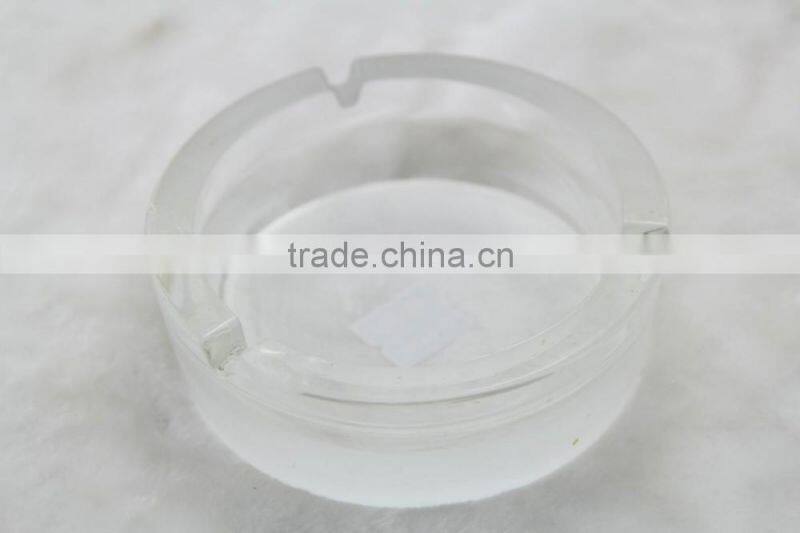 round glass ashtray, frosted glass ashtray