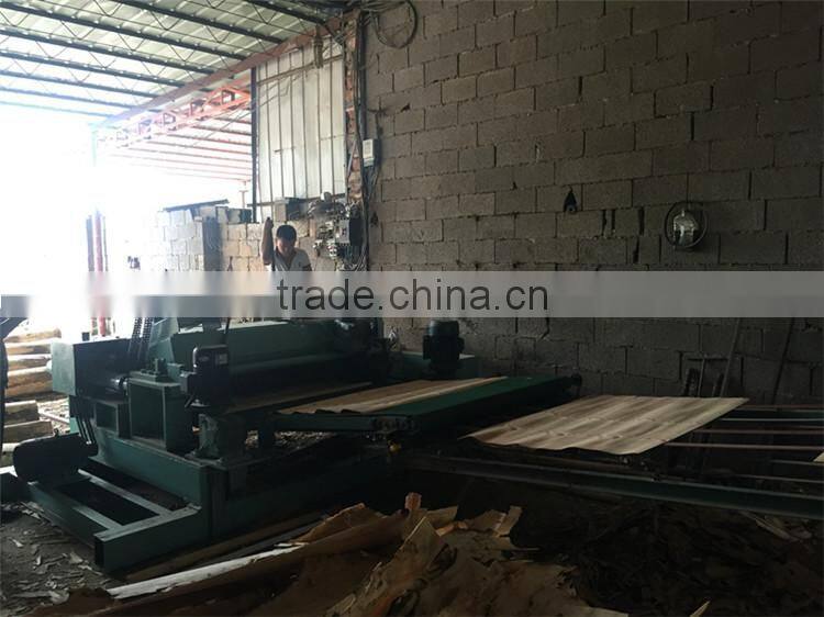LINYI hot sale wood veneer peeling machine / veneer peeling and cutting combined machine