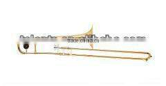 Gold lacquer Bb key tenor trombone entry model