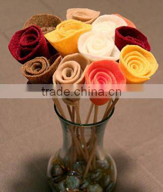 2017 hight quality new products hot sale interior home party ornament handmade felt centerpieces for wedding artificial flower