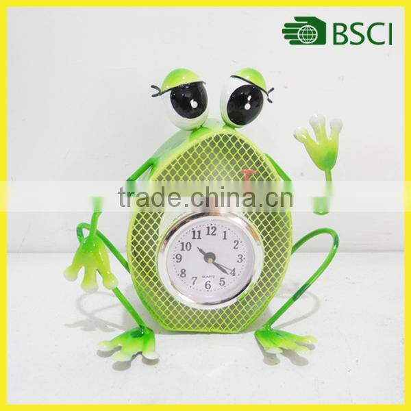 Nice metal frog planter garden home decoration