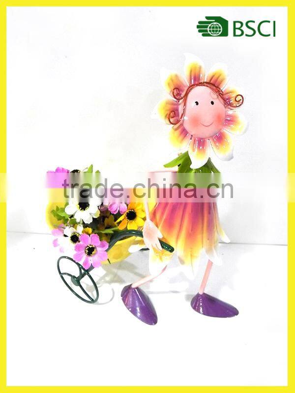 Special item iron sunflowers ornament for garden decoration