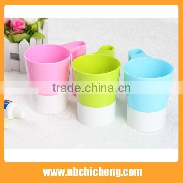 Toothbrush holder with one cup plastic cup wash brush cup