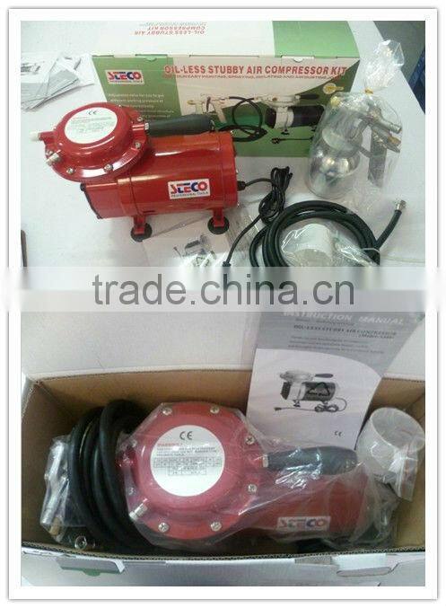 mini AS09 inflatable air compressor with spray gun