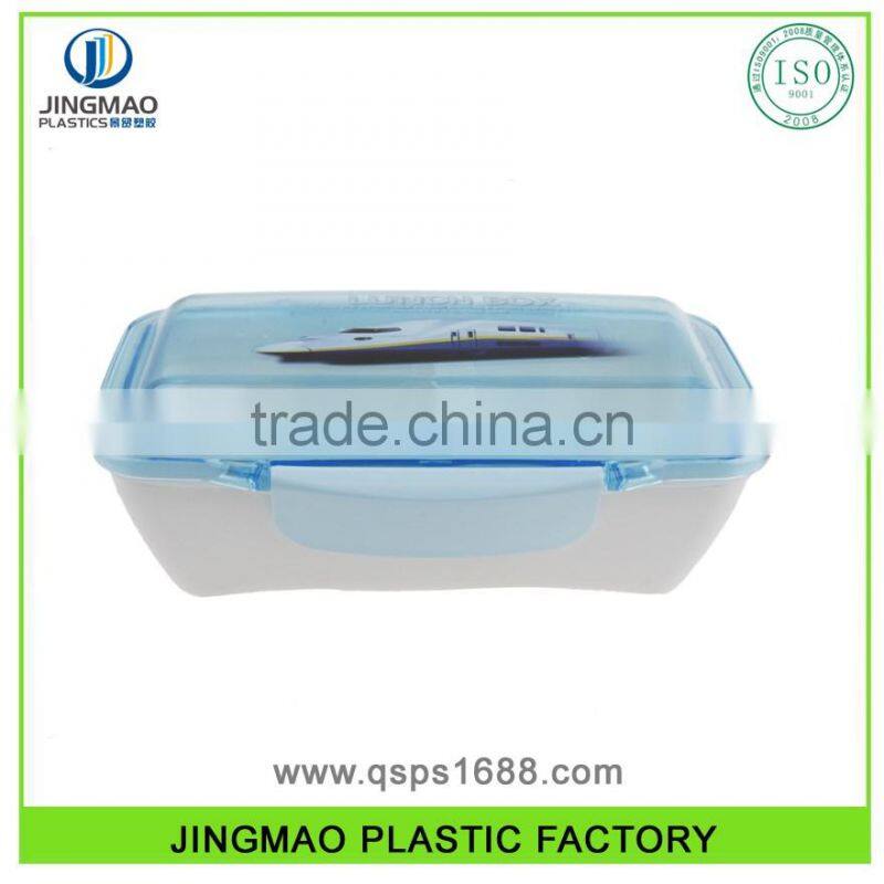 Clear Plastic Bento Lunch Box With Lock