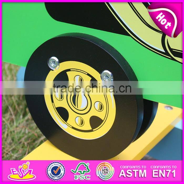 Top fashion cool rocking cars wooden kids ride on toys W16D002-S