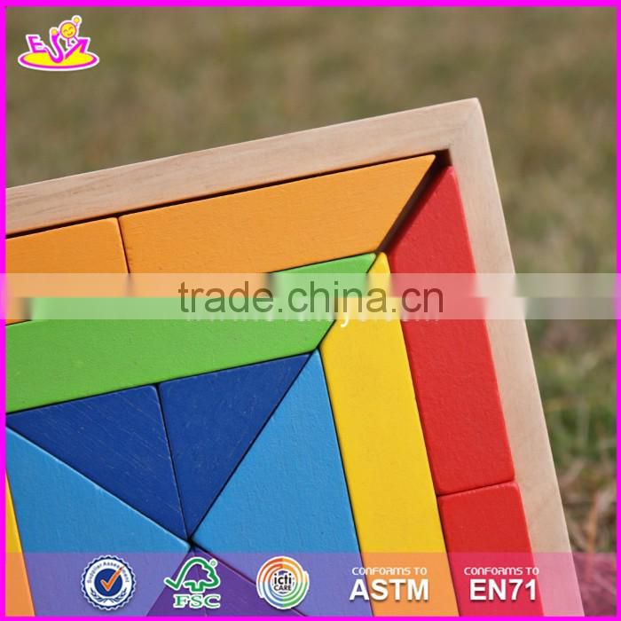 2017 New products 18 pieces educational toys children wooden play blocks W13A129