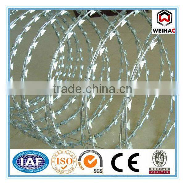 Hot Sale low price BTO 22 concertina Razor barbed wire