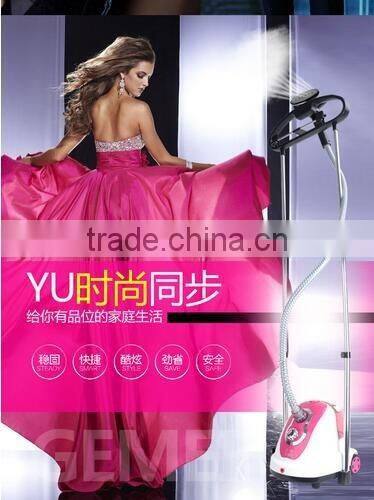 professional double pole mini vertical garment steamer
