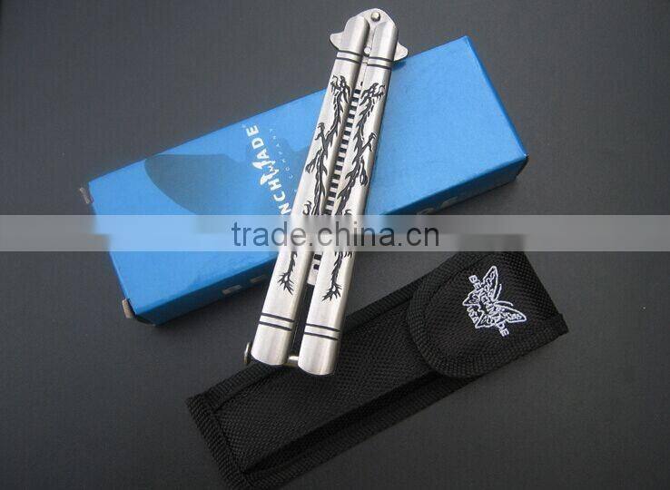 Wholesales Sliver Comb Multi function Stainless Steel Trainer Tool Butterfly Comb