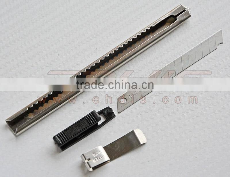 Retractable Folding Utility Knife Box Cutter with 9mm Sharp Blade /Thin Blade Knife