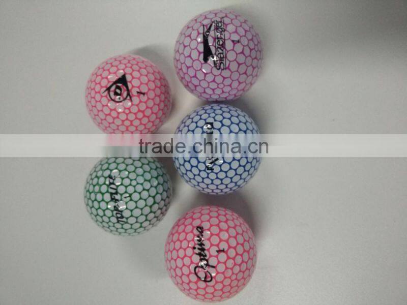 Unique golf ball, logo golf ball