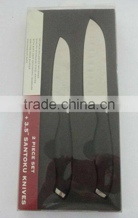 2 pcs sushi knife set with silicone handle