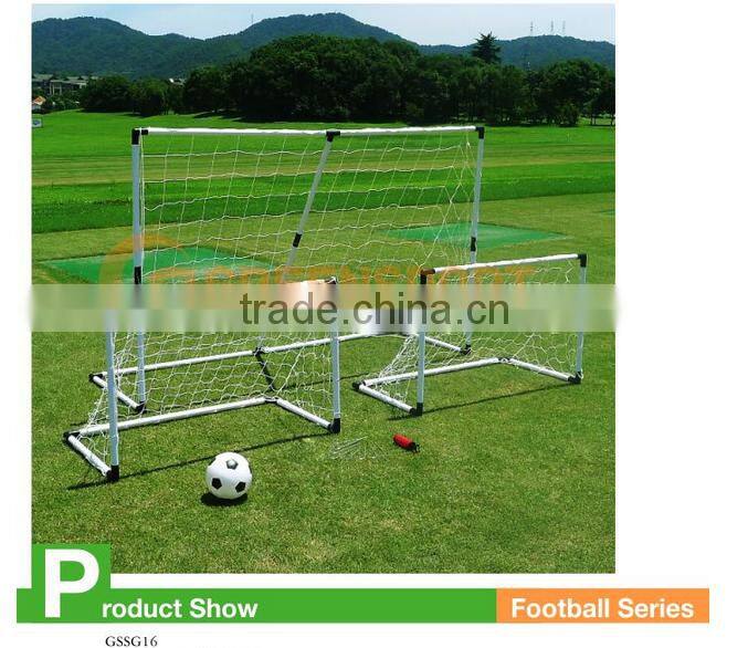 GSSGT16 PLASTIC 2 IN 1 SOCCER GOAL SET