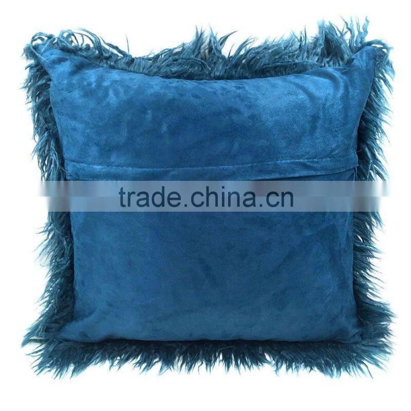 High Pile Faux Fur Plush Pillow Cover