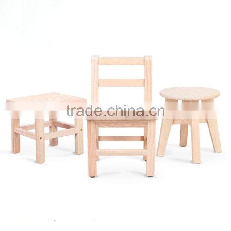 Lovely cute pretty custom Shape Eco-friendly Wooden Feet Stool for children