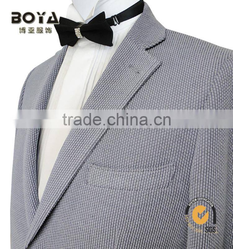 New arrival mens regular fit casual suit cheap blazer with contrast color lining