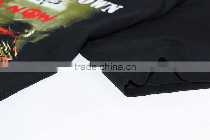 2016 New printing new model wholesale comfort colors mens t-shirt with WAR print