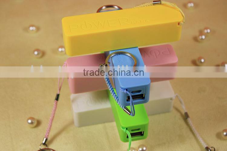 New Product BHN777 Cheap Colorful Power bank 2600mAh Charger for Smart Mobile Phone phone charger