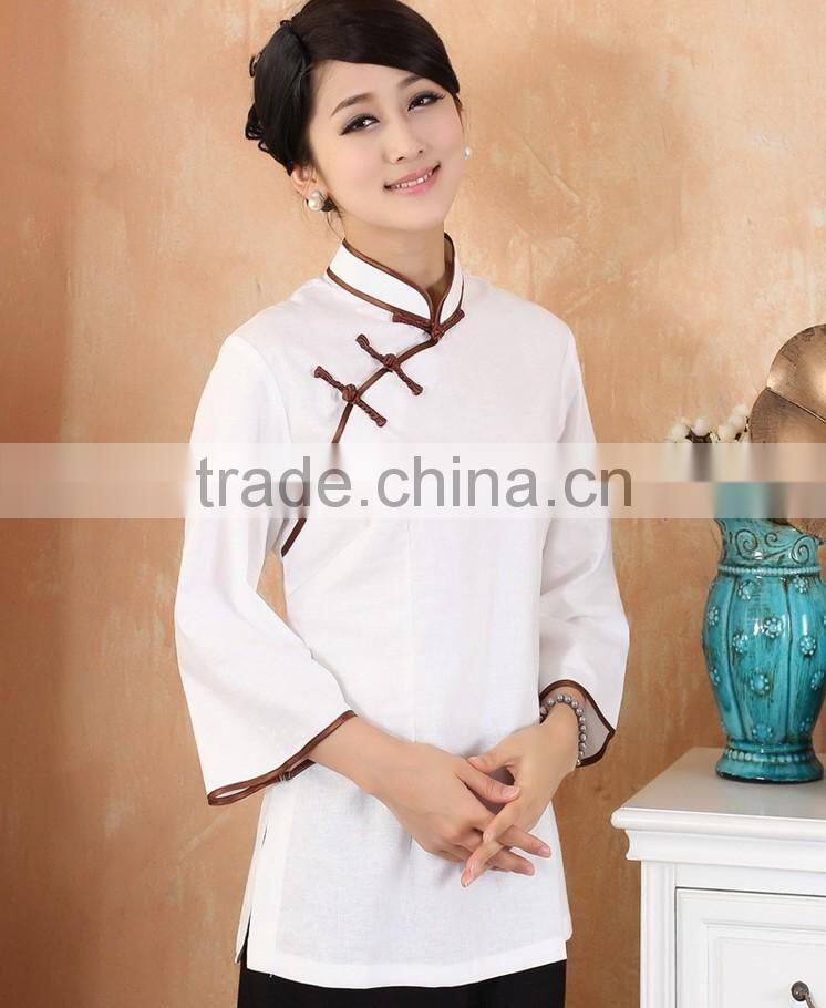 Chinese traditional work wear / hotel uniform