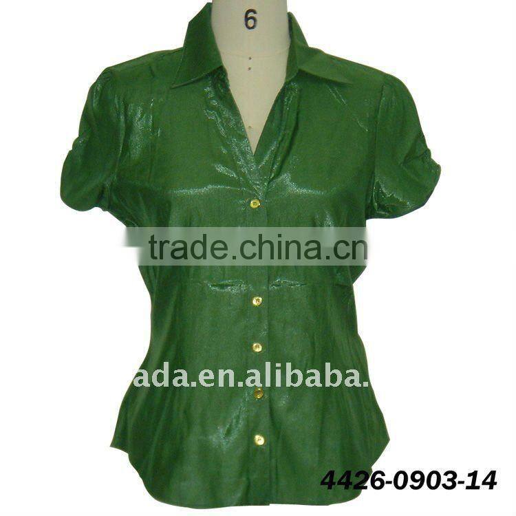 Lastest Casual Blouse Shirt Pictures Designs For Fat Women Good Quality