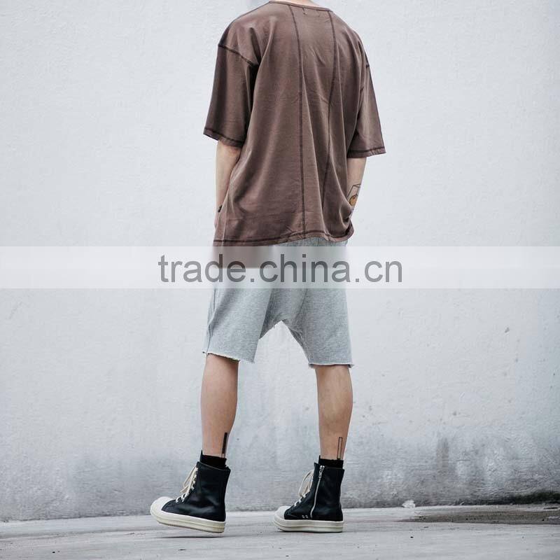 2016 Hot Sale Men's Summer hip hop Shorts Casual Outdoors Joggers Elastic Waist Trousers Sweatpants Shorts pure cotton