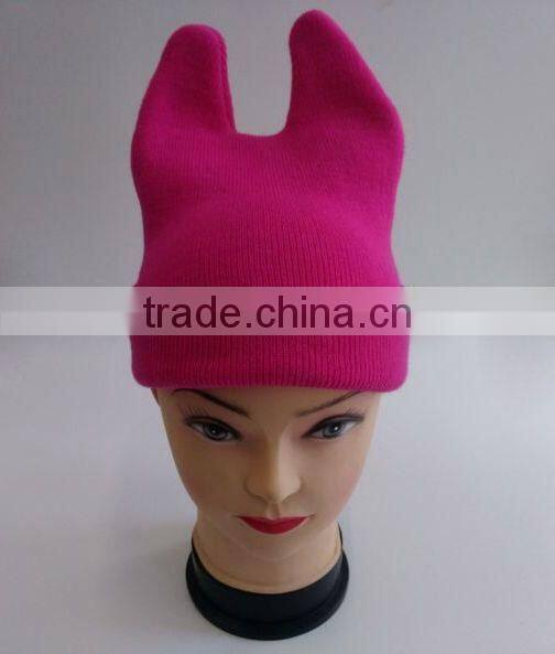 100% Acrylic Comfortable Hip Hop Knitted Beanie Hat