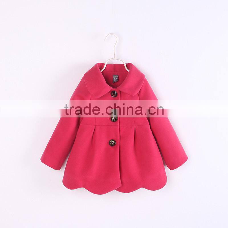 new arrival children winter coat wholesale price warm long wave design kids winter coat